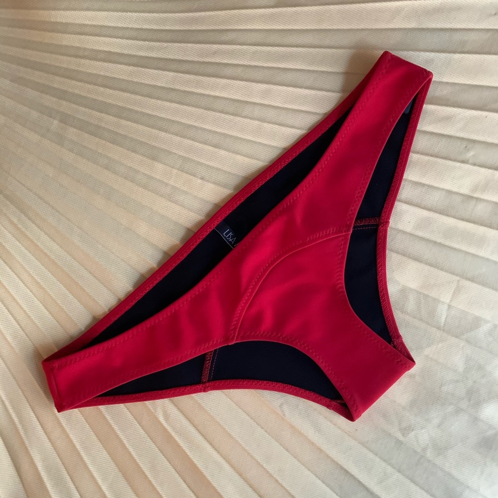 LISA MARIE FERNANDEZ SCUBA NEOPRENE RED BOTTOM